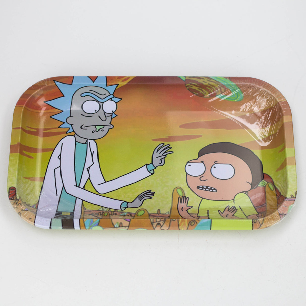 Medium Metal Cartoon Rolling Tray Tray Canadian Distributor Cartoony A