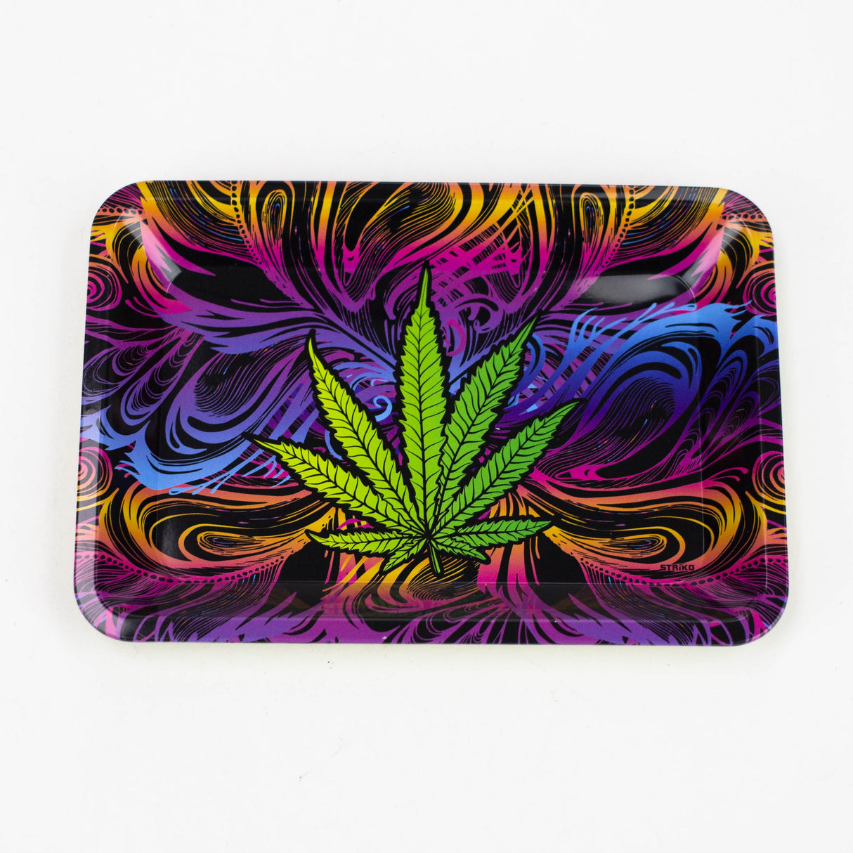 Small Metal Rolling Tray Tray Canadian Distributor Leaf