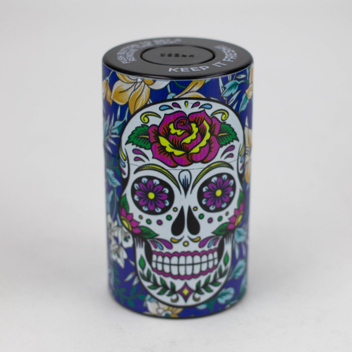 Air tight Stash Jars with Assorted Designs Box of 6 Jar Canadian Distributor