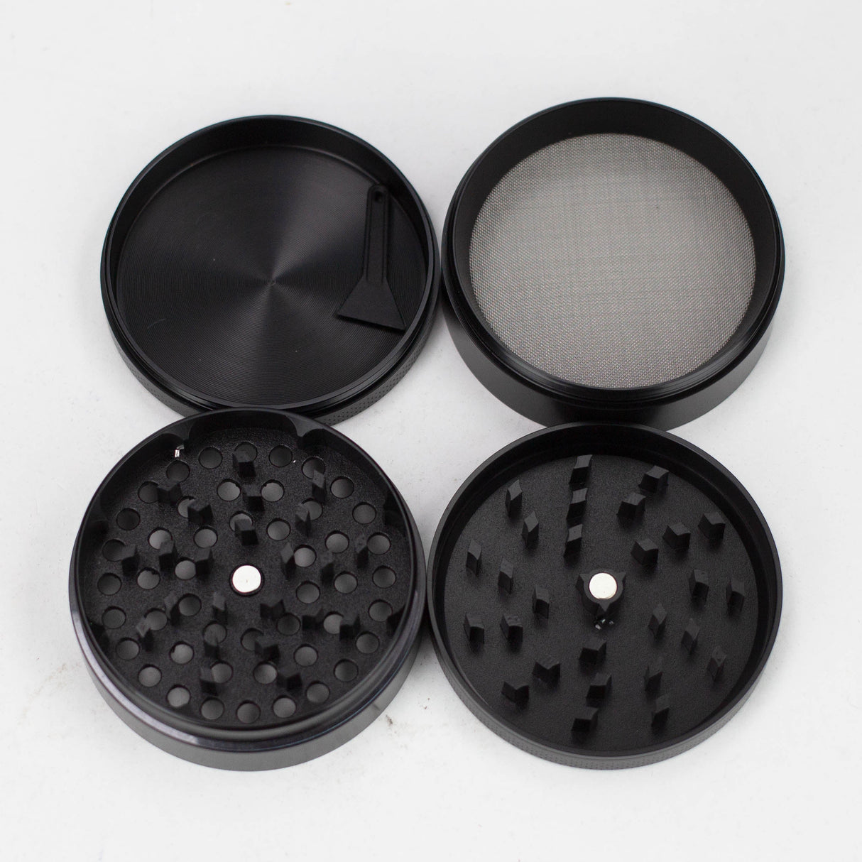 4 Parts Spice Herb Grinder Assorted Box of 6 Display Pack Canadian Distributor