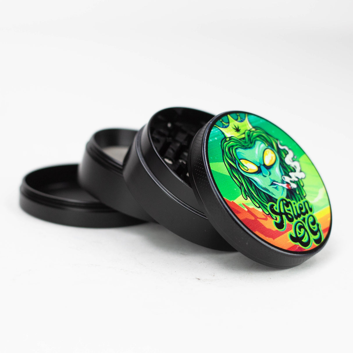 4 Parts Spice Herb Grinder Assorted Box of 6 Display Pack Canadian Distributor