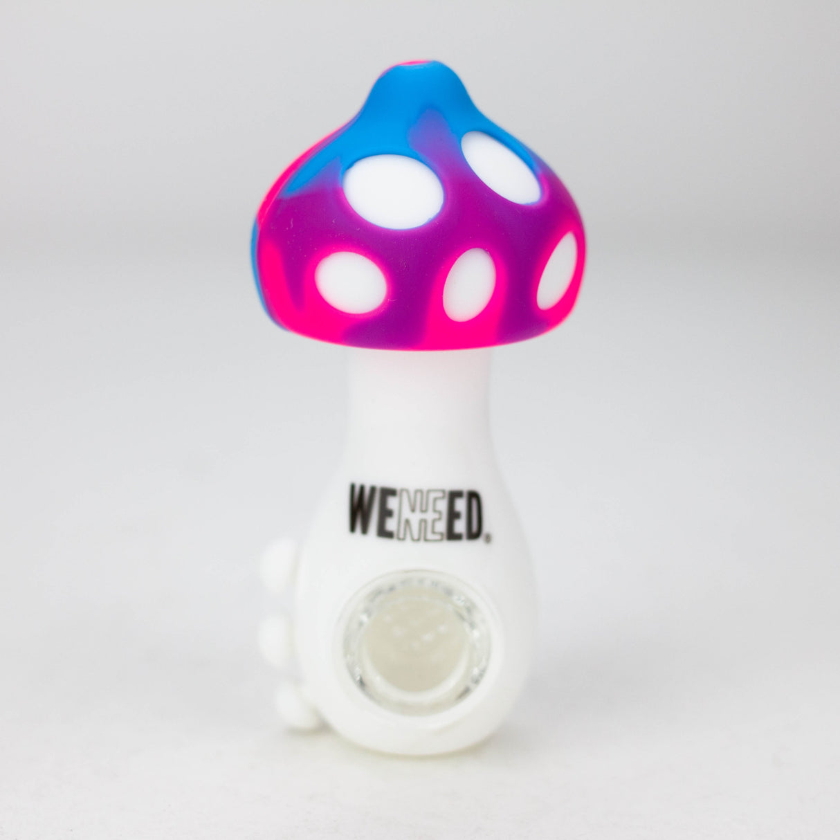 Weneed | 4.5" Mushroom Silicone Hand pipe Assorted Silicone Pipe WENEED®