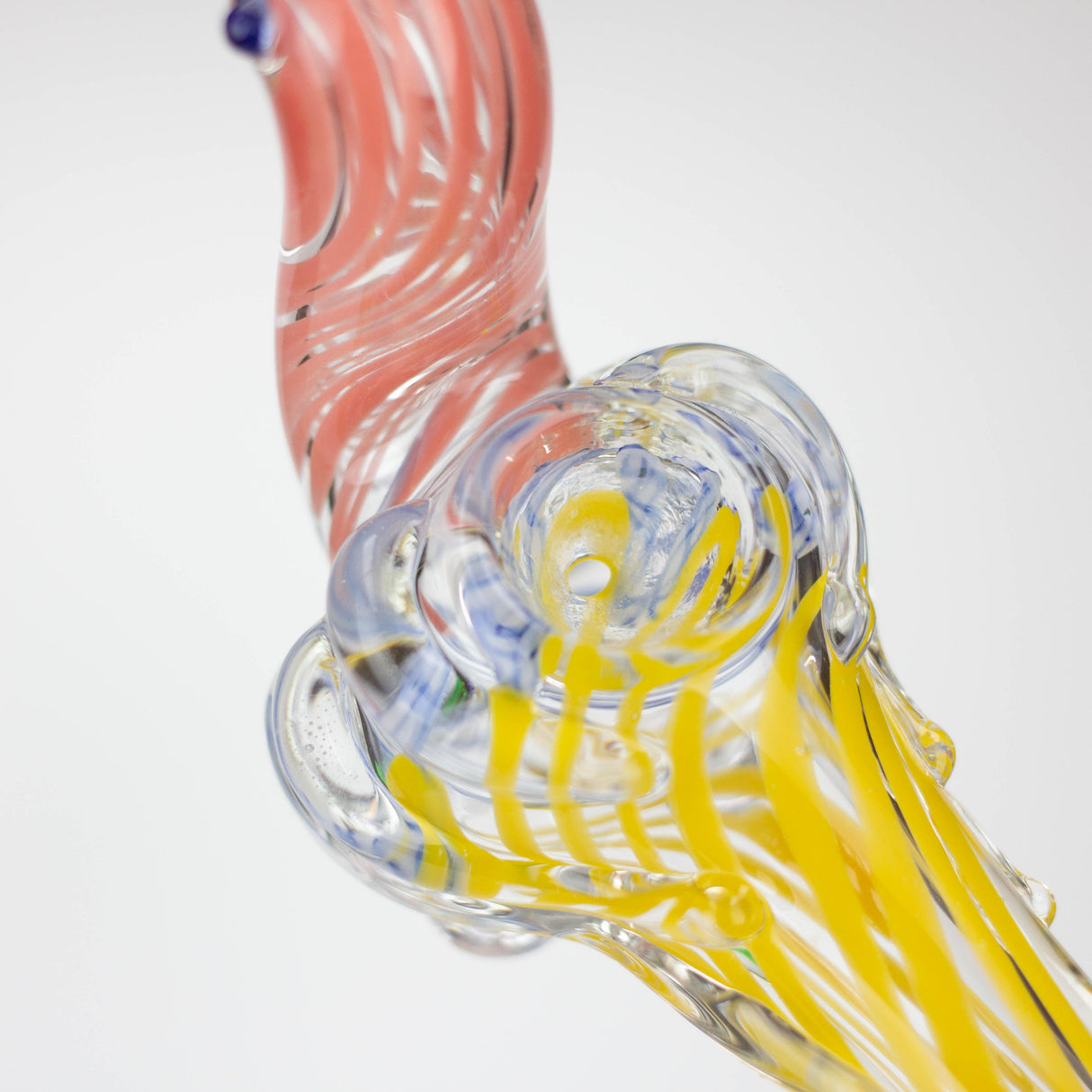 6" Animal Pipe - Dove Glass Pipe JJ Distribution