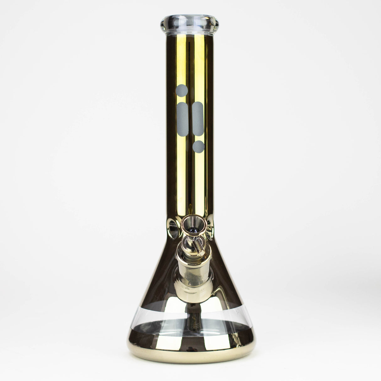 13.5" Infyniti 7 mm metallic beaker bong ( GP2041 ) Glass Bong ONE
