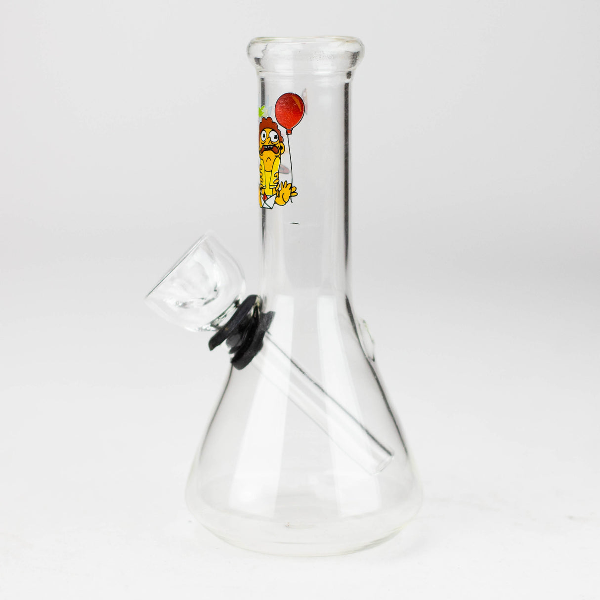 5" Conical Decal Bong - Assorted Decal design Glass Bong JJ Distribution