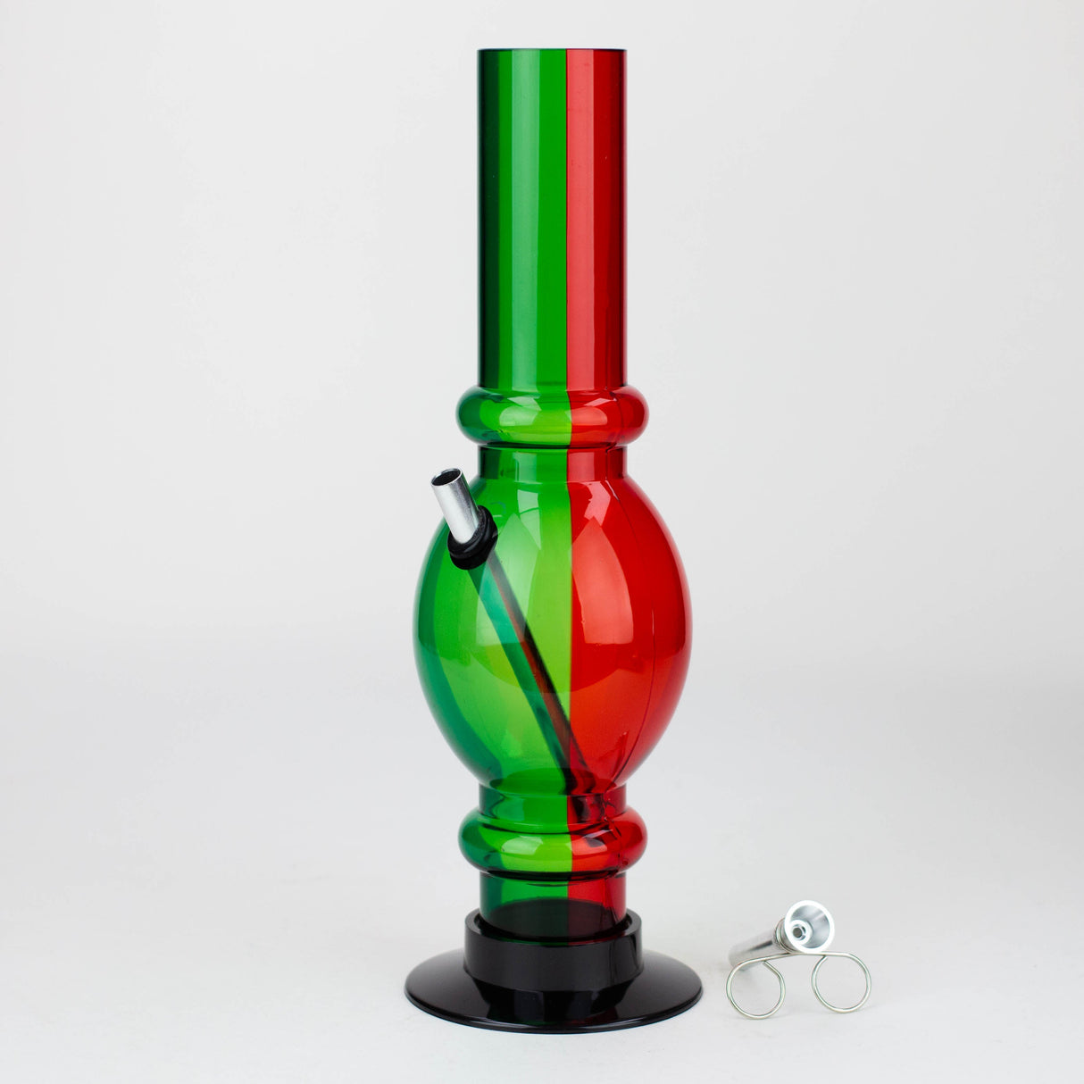 12" acrylic water pipe-FAB2-C Acrylic Bong JJ Distribution