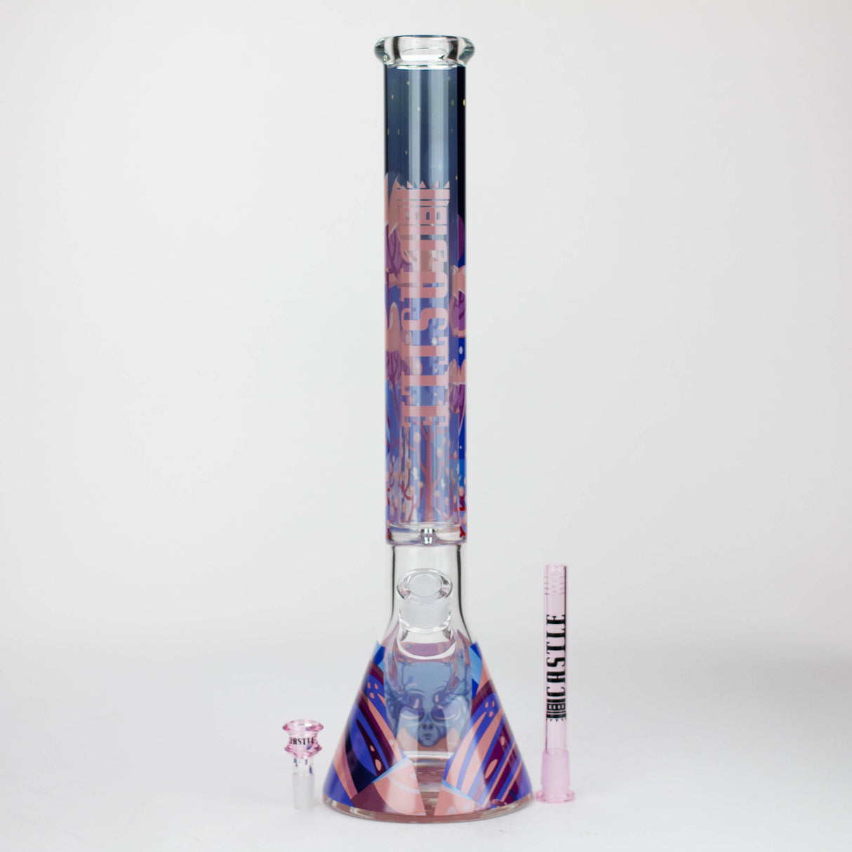 Castle Glassworks - Alien Glass Bong Castle Glassworks