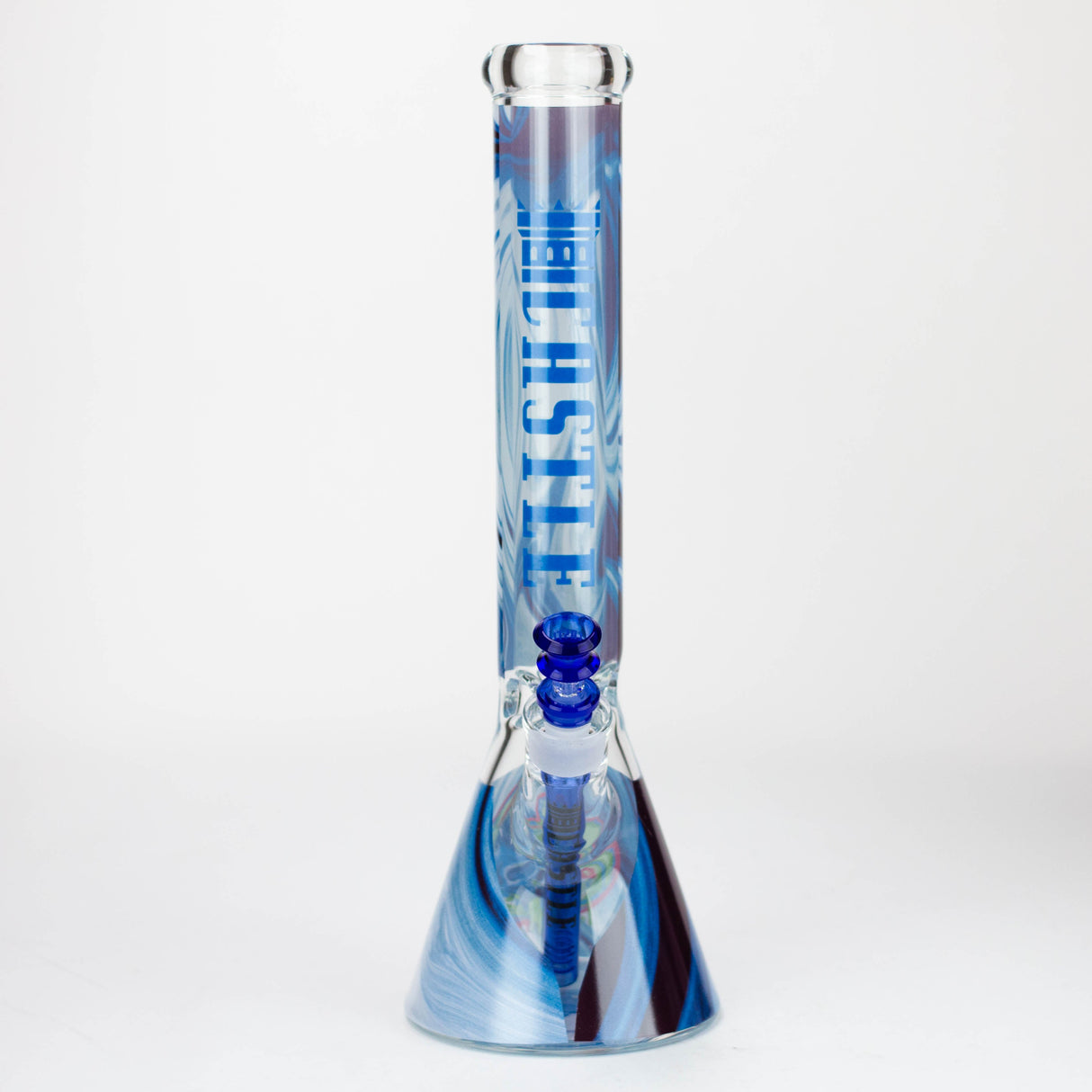 Castle Glassworks - 16" Decal Beaker Bong Glass Bong Castle Glassworks