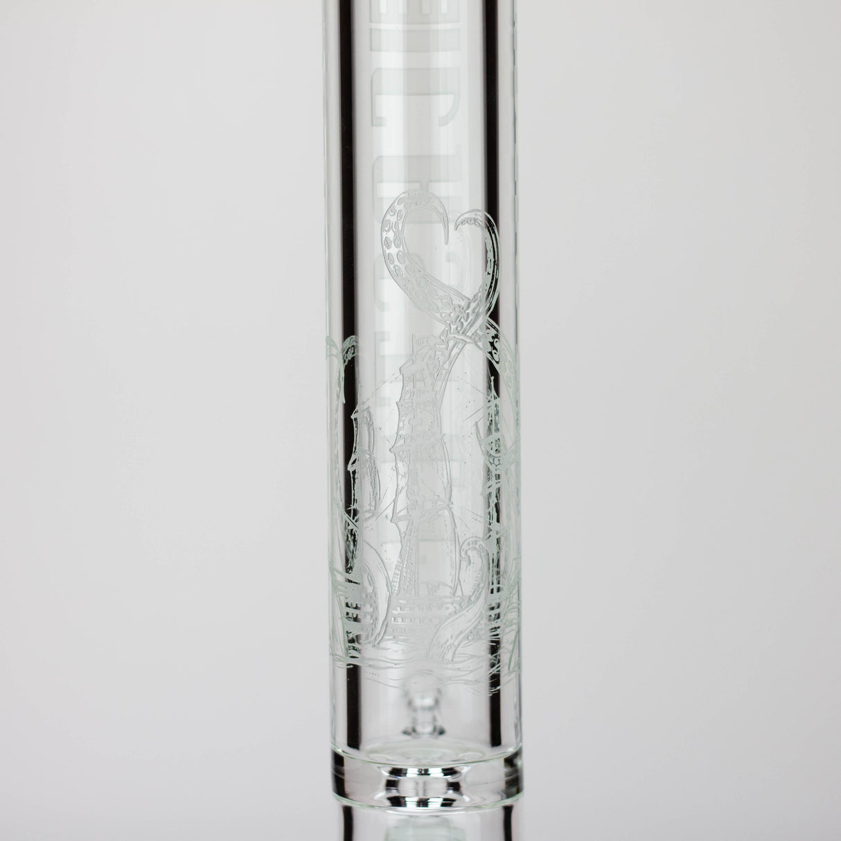 Castle Glassworks | 18" laser etched Tube Beaker Bong Glass Bong Castle Glassworks