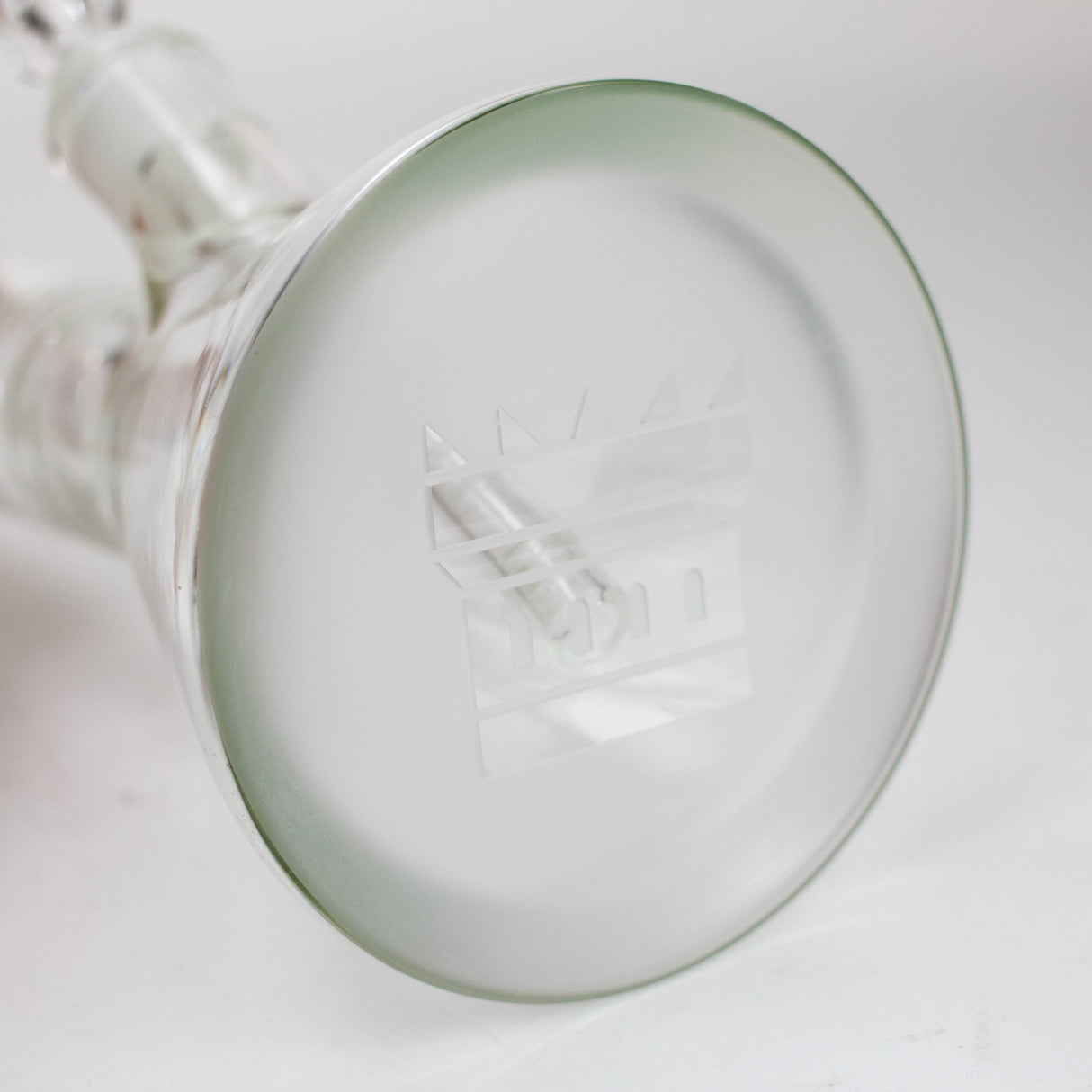 Castle Glassworks | 18" laser etched Tube Beaker Bong Glass Bong Castle Glassworks