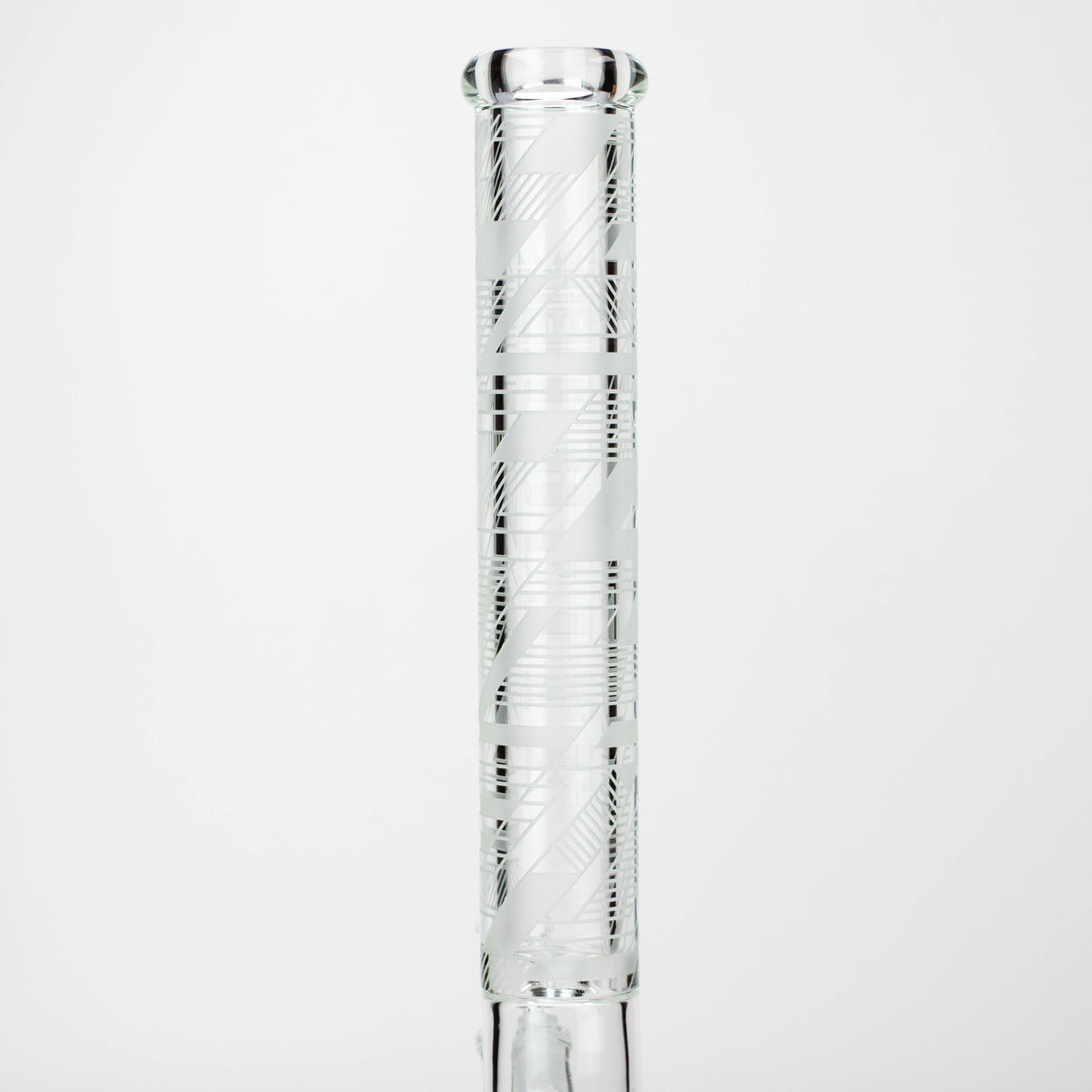 Castle Glassworks | 18" laser etched Tube Beaker Bong Glass Bong Castle Glassworks
