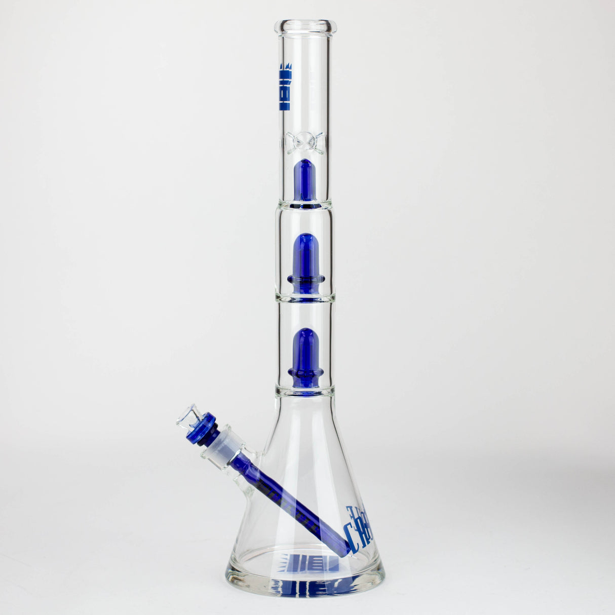 Castle Glassworks | Double Shower Glass Bong Castle Glassworks
