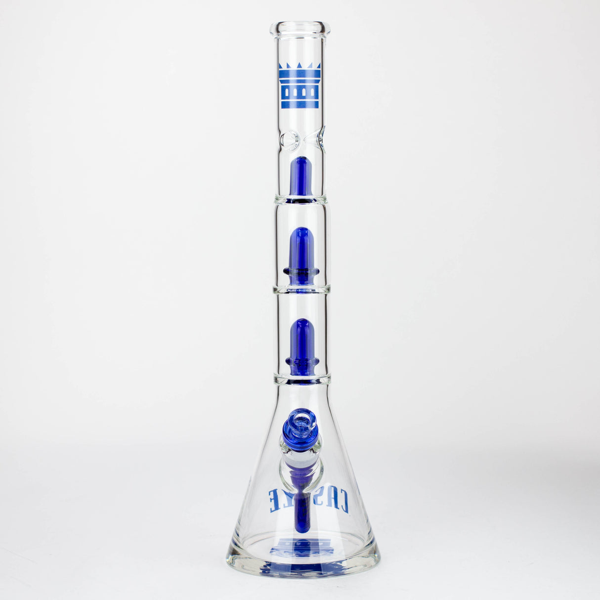 Castle Glassworks | Double Shower Glass Bong Castle Glassworks