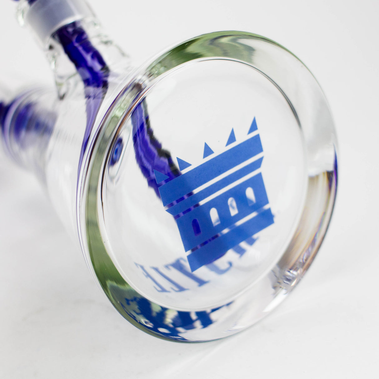 Castle Glassworks | Double Shower Glass Bong Castle Glassworks