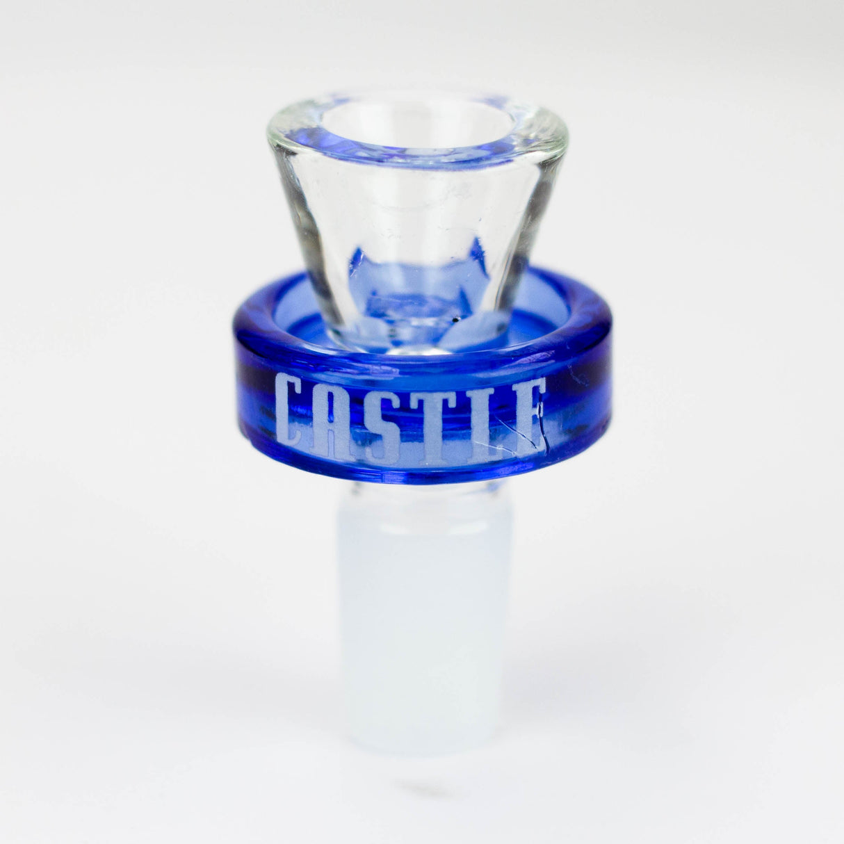 Castle Glassworks | Bowl – Puck Tab Bowl · Banger · Oil Burner Castle Glassworks Blue