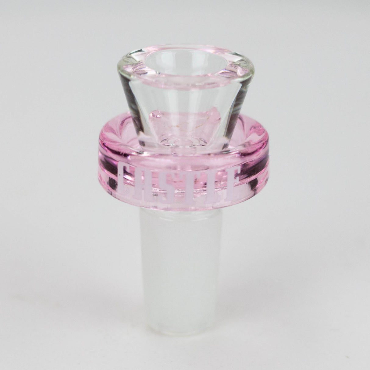 Castle Glassworks | Bowl – Puck Tab Bowl · Banger · Oil Burner Castle Glassworks Pink