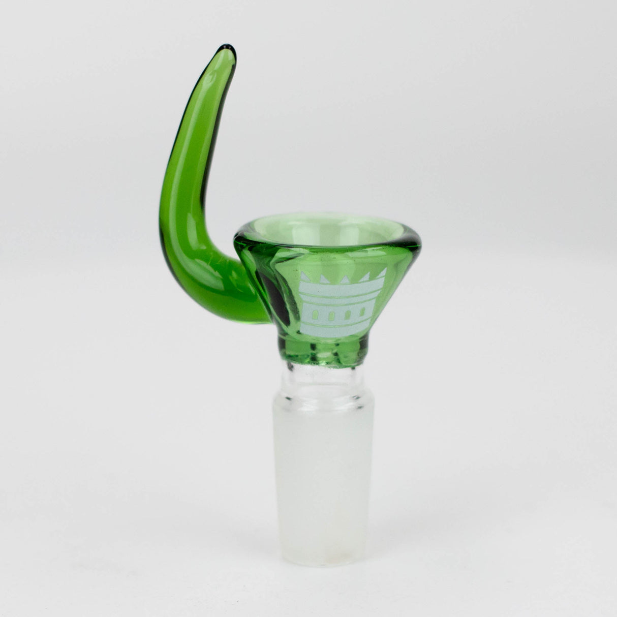 Castle Glassworks | Bowl – Horn Tab Bowl · Banger · Oil Burner Castle Glassworks Green