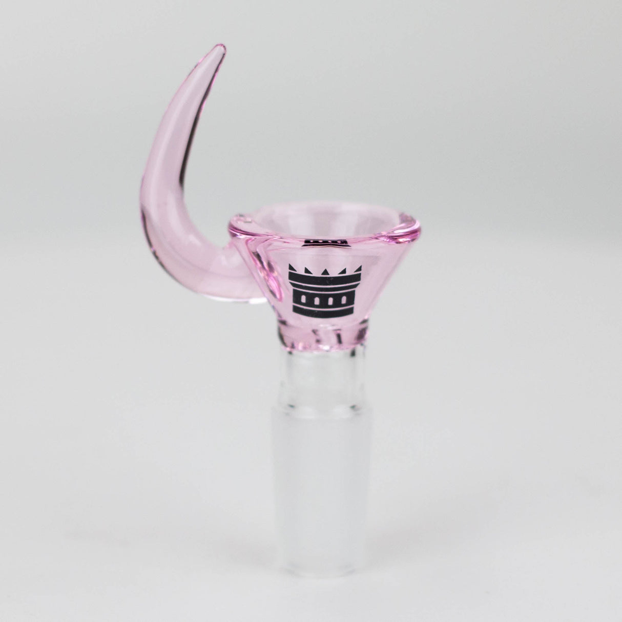 Castle Glassworks | Bowl – Horn Tab Bowl · Banger · Oil Burner Castle Glassworks Pink