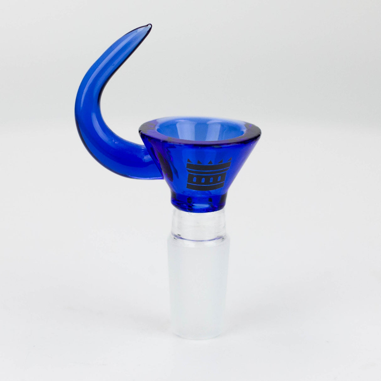 Castle Glassworks | Bowl – Horn Tab Bowl · Banger · Oil Burner Castle Glassworks Blue