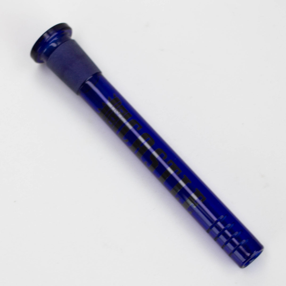 Castle Glassworks | Downstem – 8 Slit (5 in) Downstem · Bowlstem Castle Glassworks Blue
