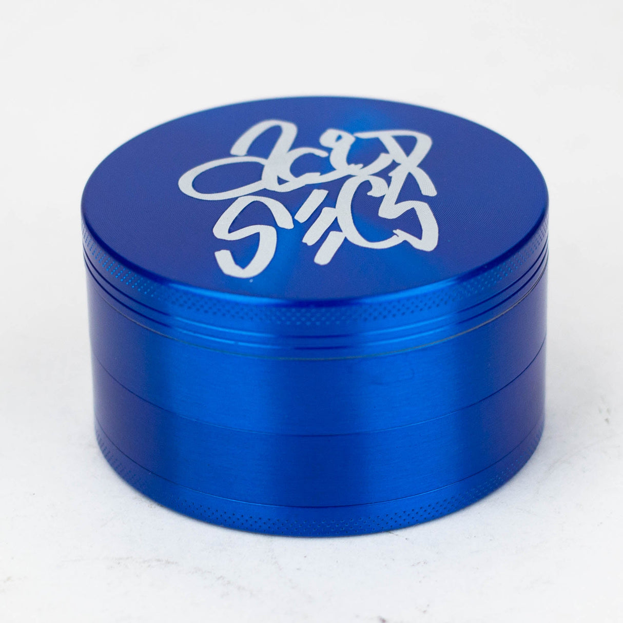 Acid Secs 75mm 4 parts metal herb grinder Regular Grinder Acid Secs Productions Inc. Blue