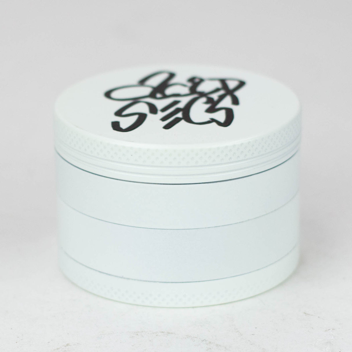 Acid Secs 63mm 4 parts Glow-in-the-Dark metal herb grinder Regular Grinder Acid Secs Productions Inc. White