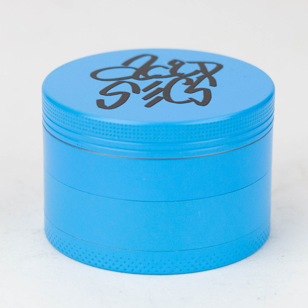 Acid Secs 63mm 4 parts Glow-in-the-Dark metal herb grinder Regular Grinder Acid Secs Productions Inc. Blue