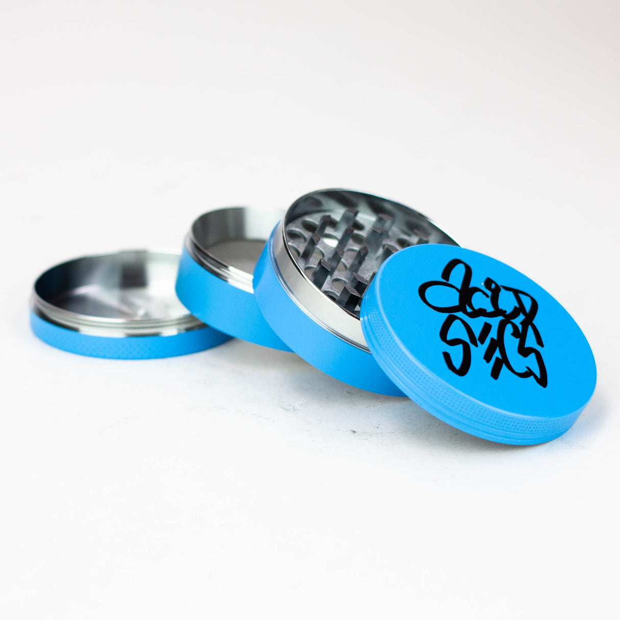 Acid Secs 63mm 4 parts Glow-in-the-Dark metal herb grinder Regular Grinder Acid Secs Productions Inc.