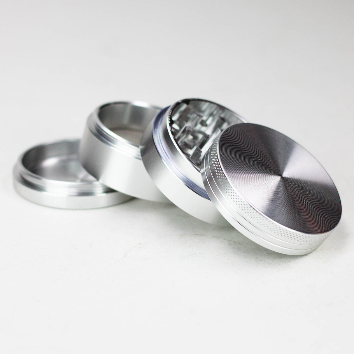 Z2.2" Aluminum Grinder 4 Layers Regular Grinder 777 Smoke