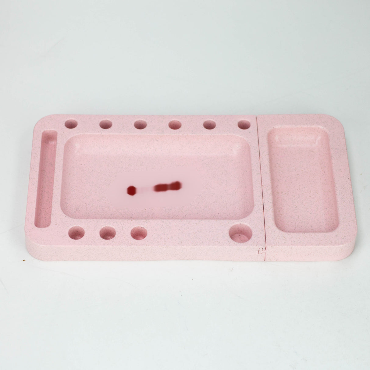 Divided Plastic Rolling Tray Tray BANKA Pink-R