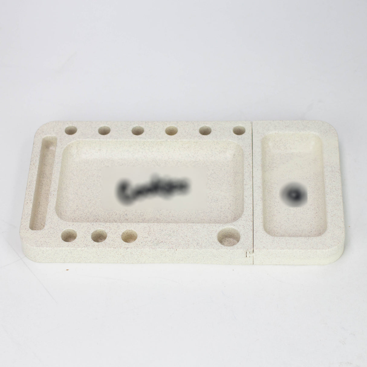 Divided Plastic Rolling Tray Tray BANKA Beige-C