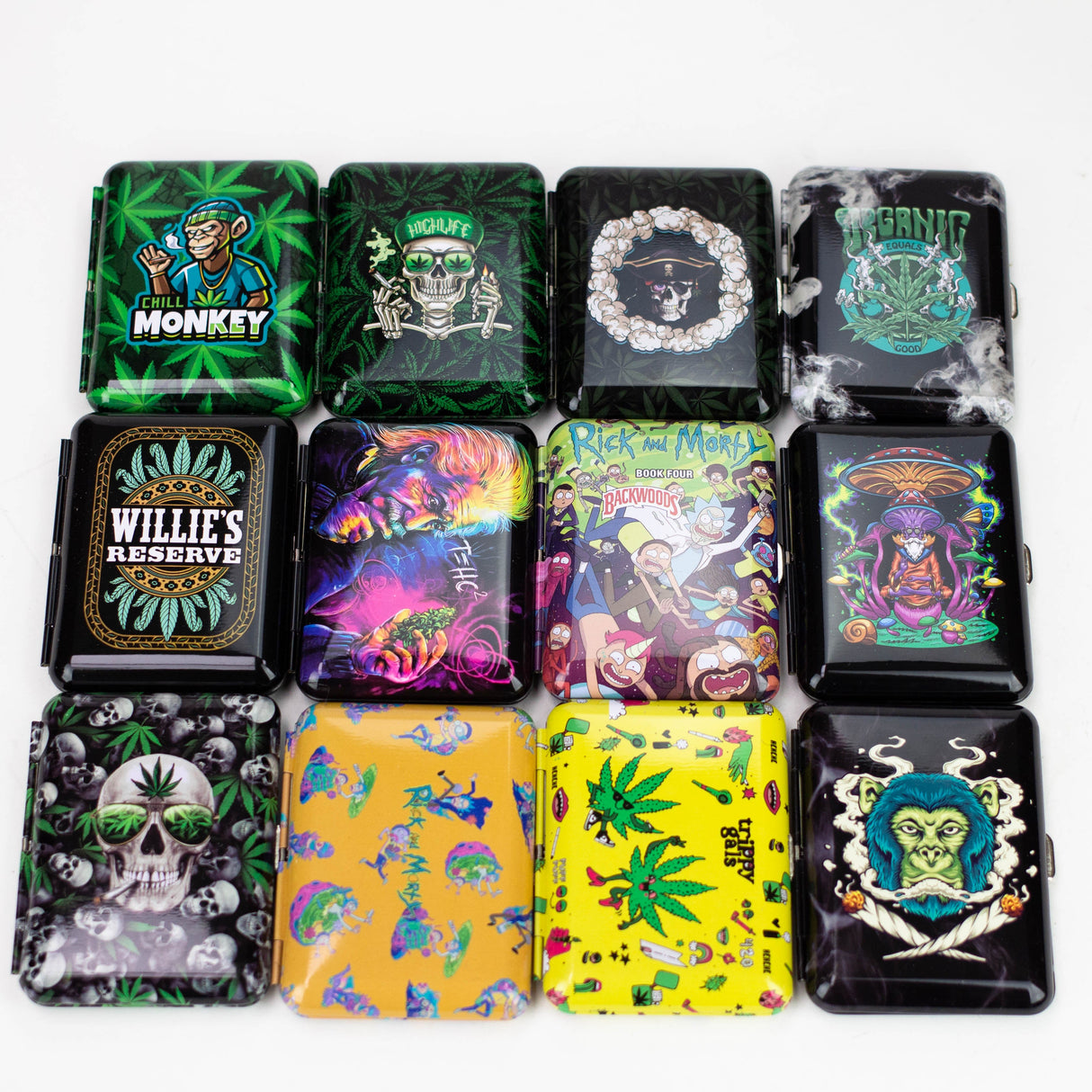 Metal Cigarette Case for Blunt tubes Box of 12 Case BANKA