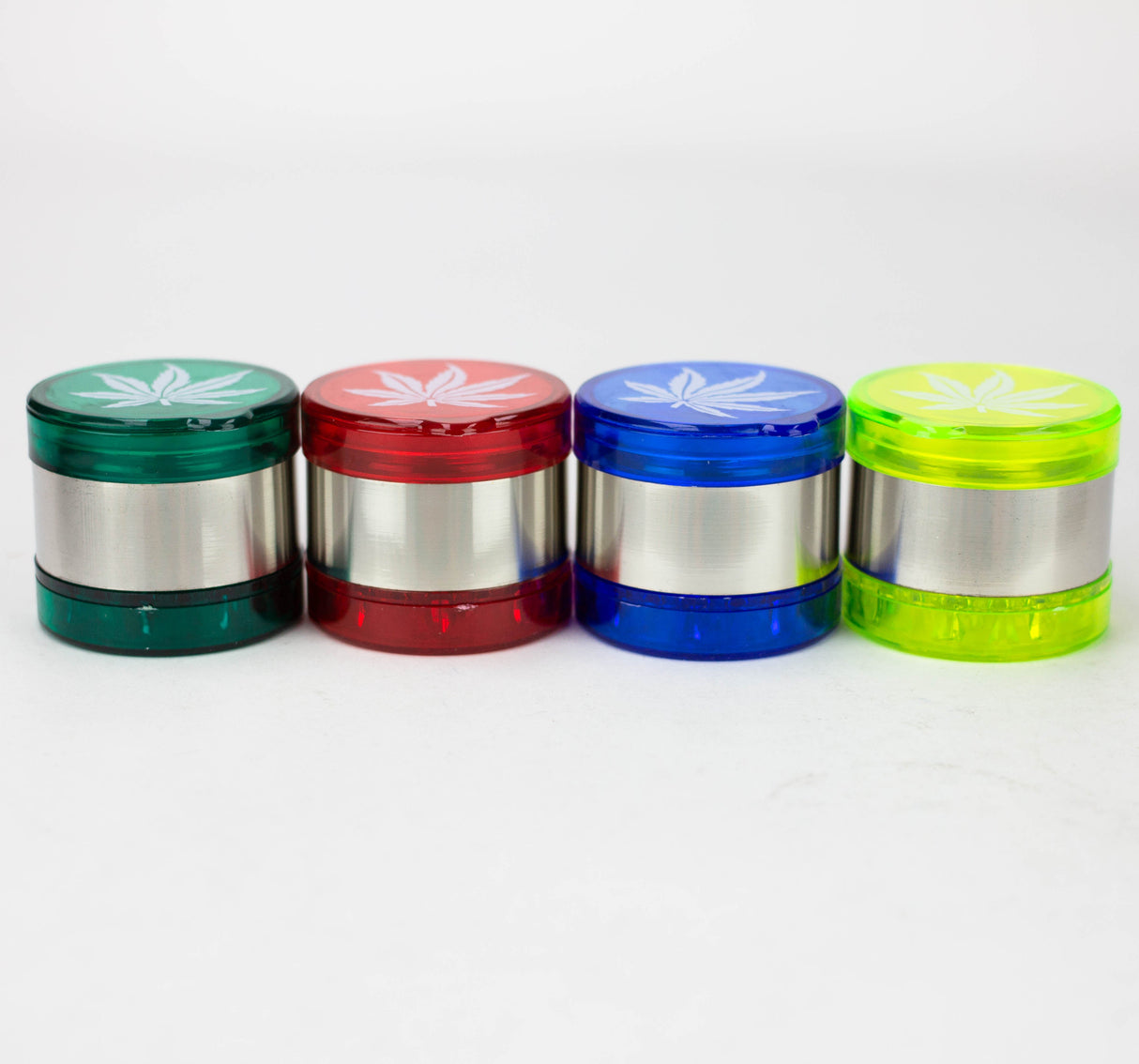 WENEED®-Plastic & Metal Body Grinder with storage 5pts 6pack Display Pack WENEED®