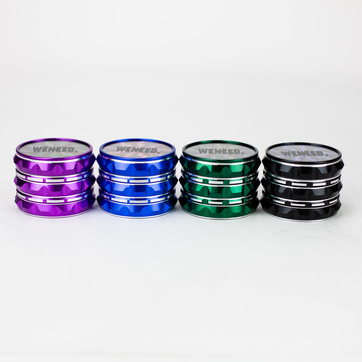 WENEED®-Power grinder with acrylic window 4pts 6pack Display Pack WENEED®