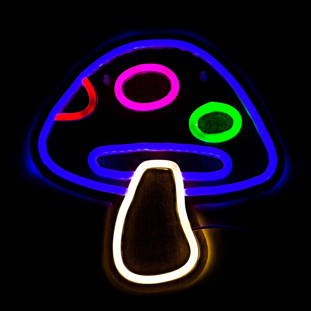 LED Neon Decoration Dimmable Signs - Mushrooms Collections Flag · Sign JJ Distribution Design 1 (10"x 10")