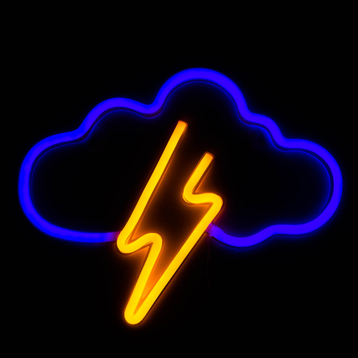 LED Neon Decoration Signs - Space Collections Flag · Sign JJ Distribution Lightning in the cloud (11.5"x9")