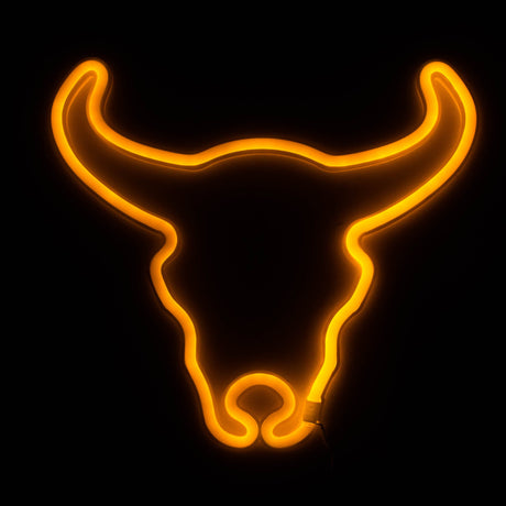 LED Neon Decoration Signs - Animal Collections Flag · Sign JJ Distribution Cow (11"x10.5")