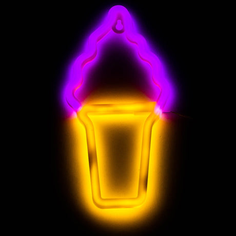 LED Neon Decoration Signs - Party Collections Flag · Sign JJ Distribution Ice Cream (9" x 5")
