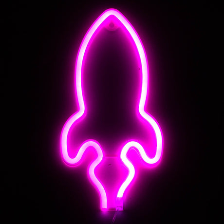 LED Neon Decoration Signs - Space Collections Flag · Sign JJ Distribution Space ship (11"x5.5")