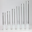 Glass Slitted Glass Diffuser Downstem 6 size mixed Pack of 12 Downstem · Bowlstem 777 Smoke