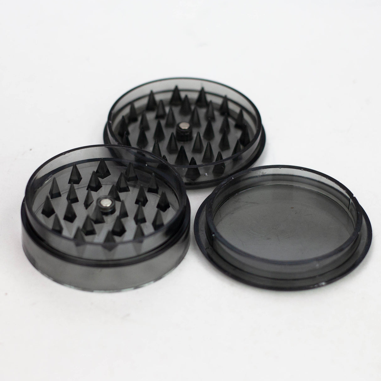 Acid Secs | 50mm 3 Layers plastic grinder Box of 12 Display Pack Acid Secs Productions Inc.