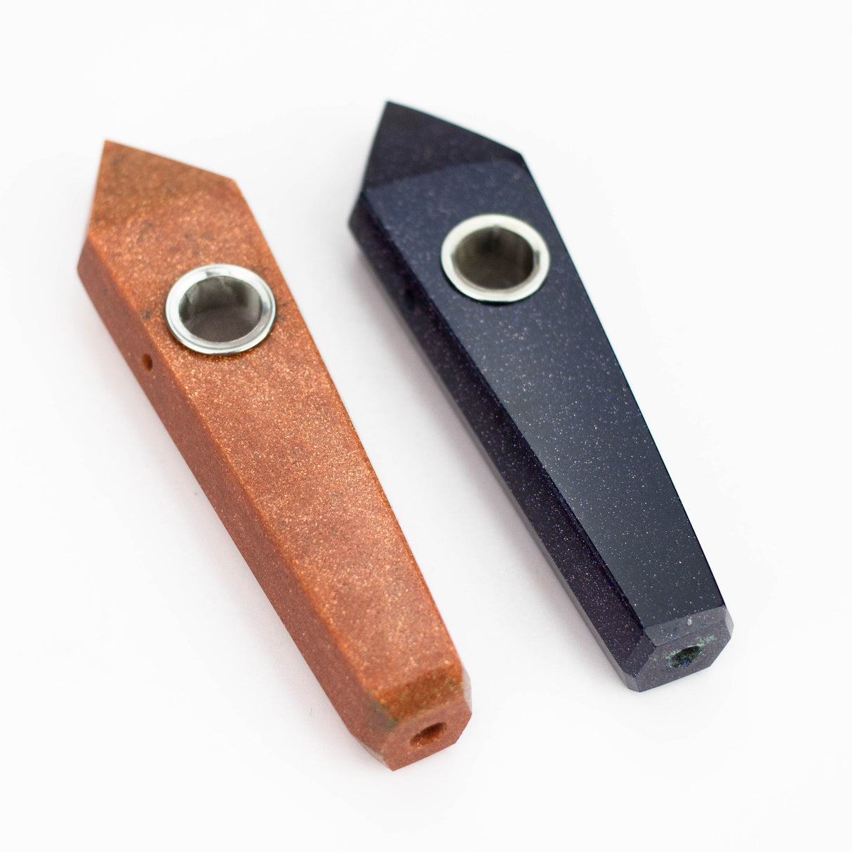 Acid Secs | Golden Stone Crystal Pipe with Choke Quartz · Stone Pipe Acid Secs Productions Inc.