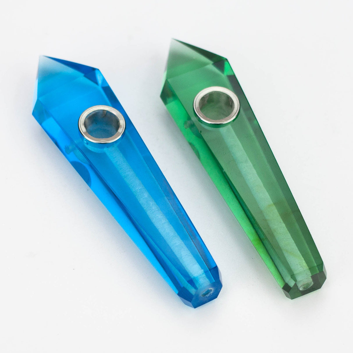 Acid Secs | Transparent Crystal Pipe with Choke Quartz · Stone Pipe Acid Secs Productions Inc.
