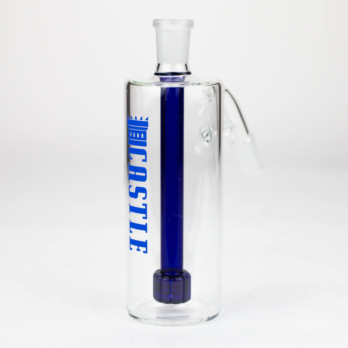 Castle Glassworks | Ash Catcher – Matrix Ashcatcher · Percolator · Filter · Mouthpiece Castle Glassworks Blue