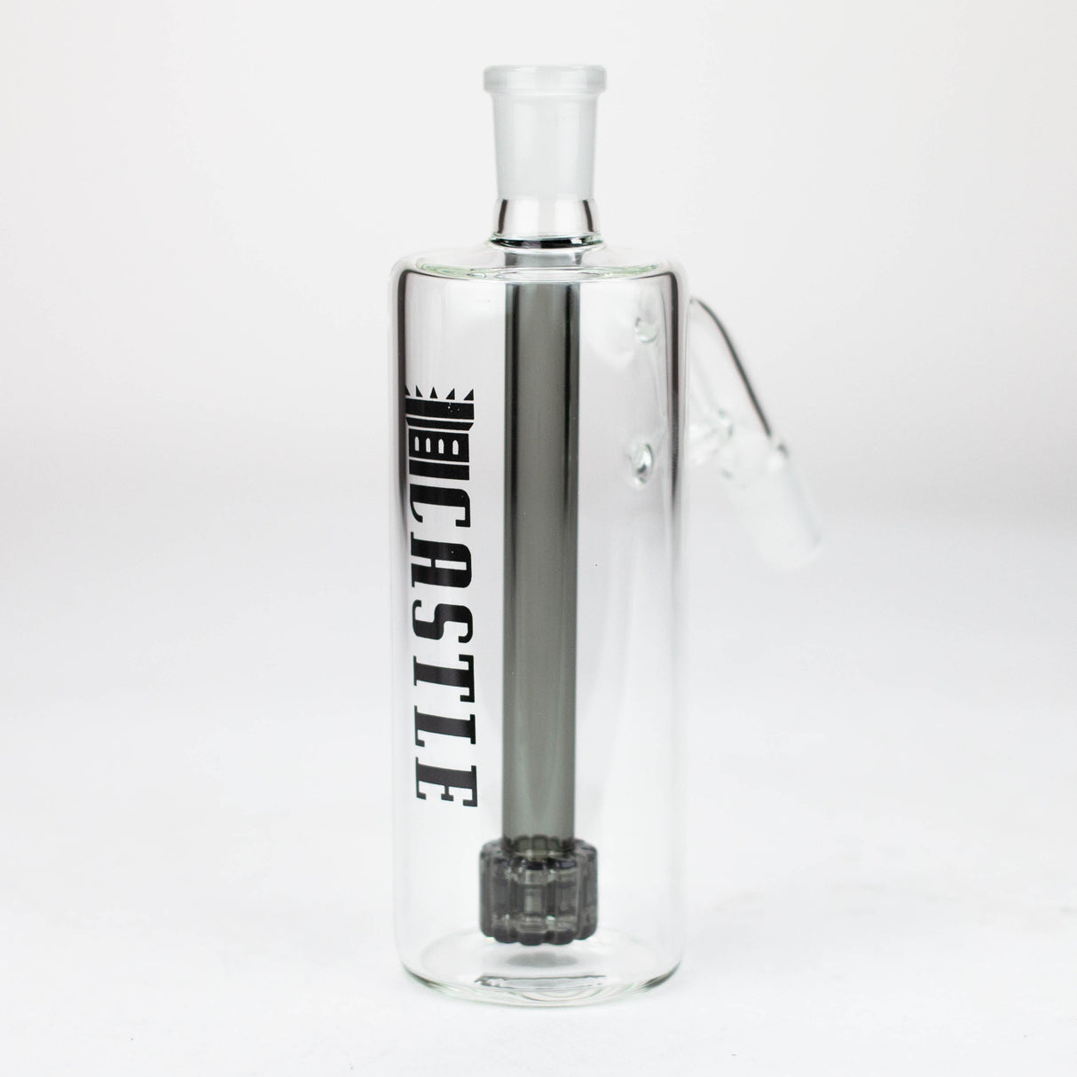 Castle Glassworks | Ash Catcher – Matrix Ashcatcher · Percolator · Filter · Mouthpiece Castle Glassworks Grey