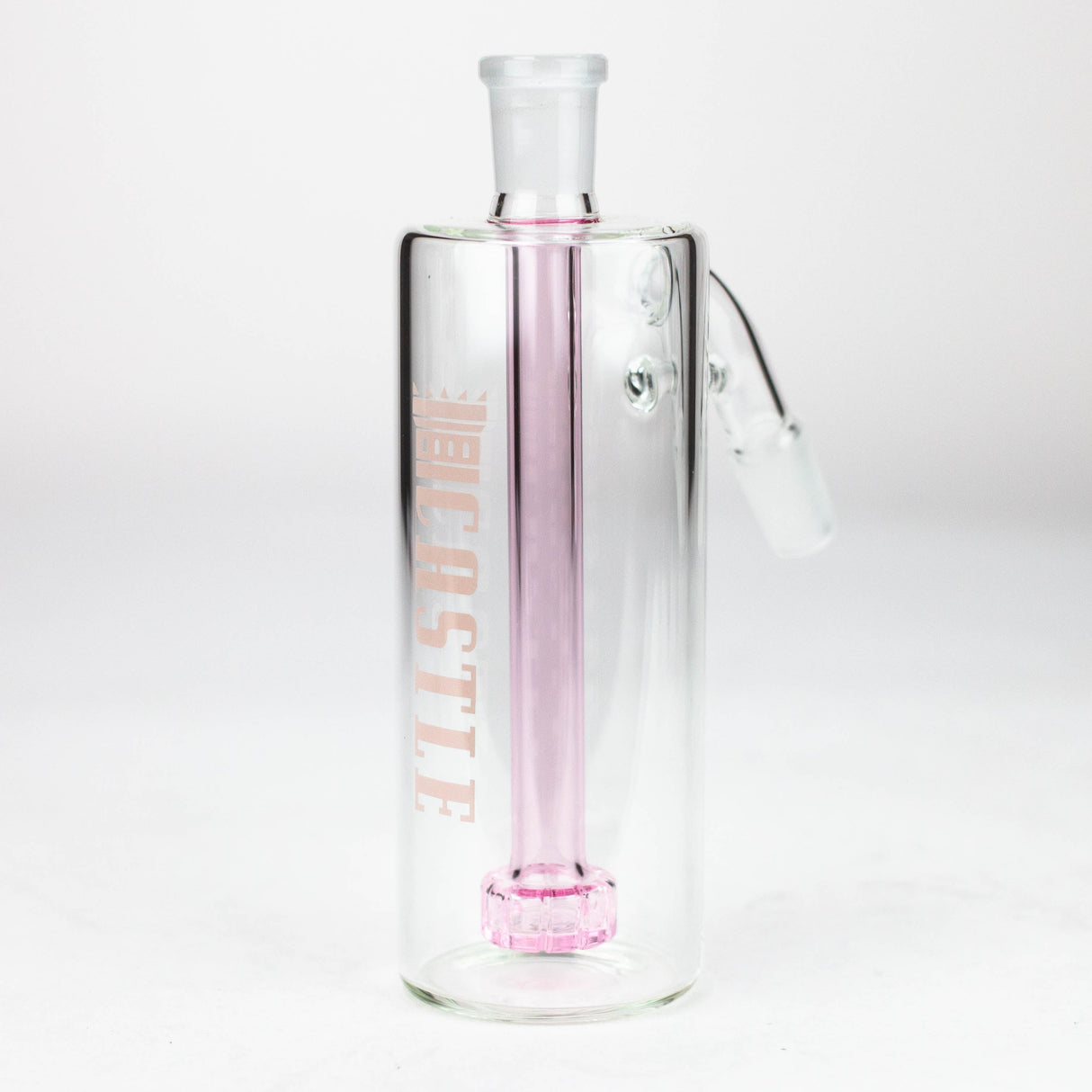 Castle Glassworks | Ash Catcher – Showerhead Ashcatcher · Percolator · Filter · Mouthpiece Castle Glassworks Pink