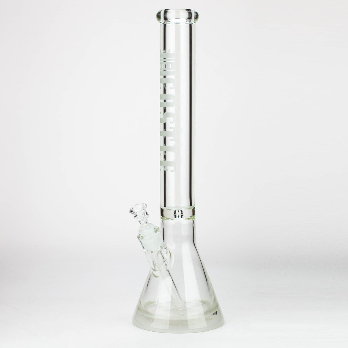 Castle Glassworks | 18" Beaker 9mm Glass bong – Color Logo Glass Bong Castle Glassworks Clear