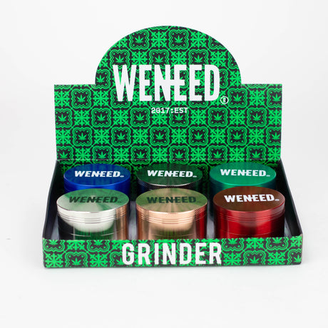 WENEED | Classic Metal Grinder 4pts Display Pack WENEED® Box (6 ea)