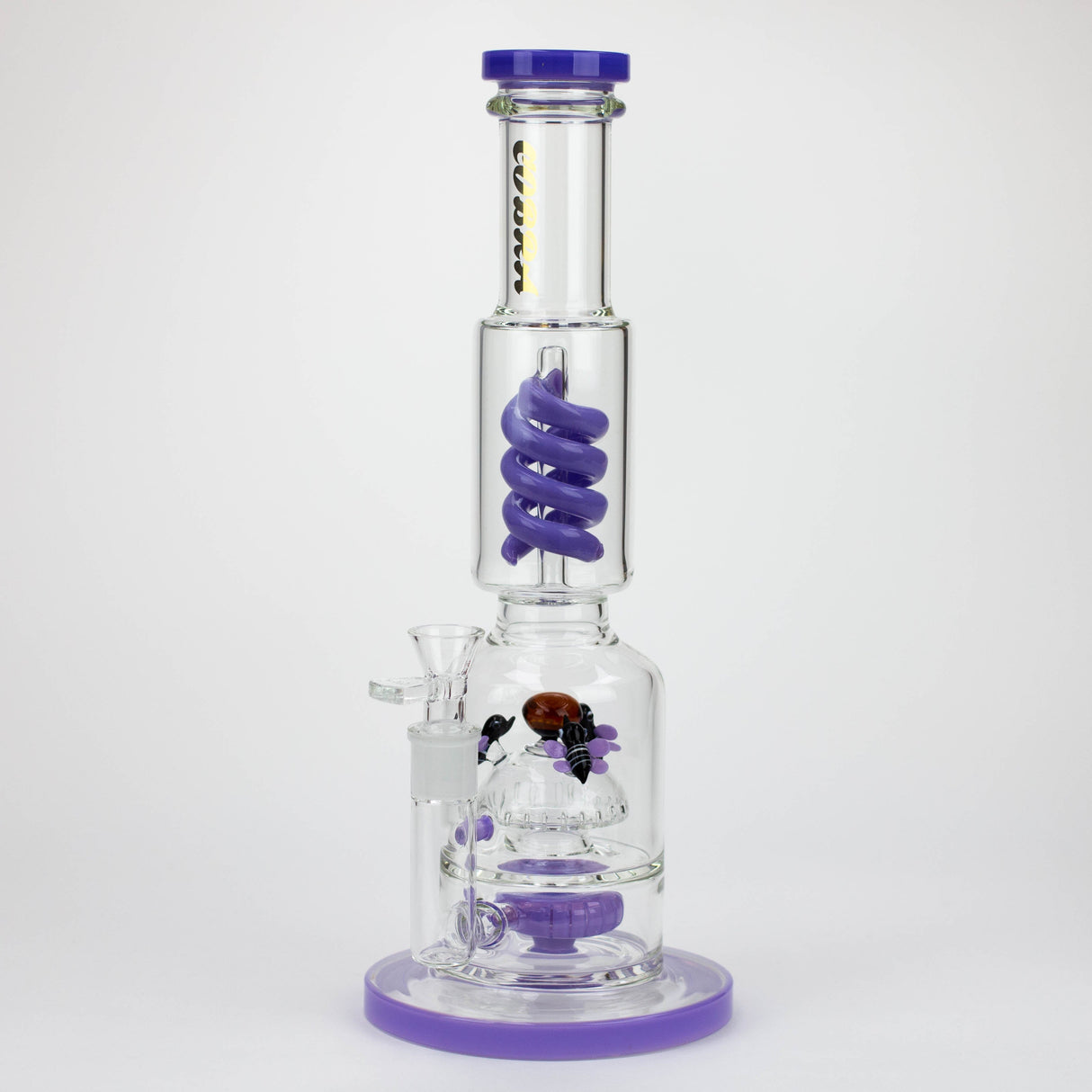 COBRA | 15" SNAKE BONG Glass Bong JJ Distribution PURPLE
