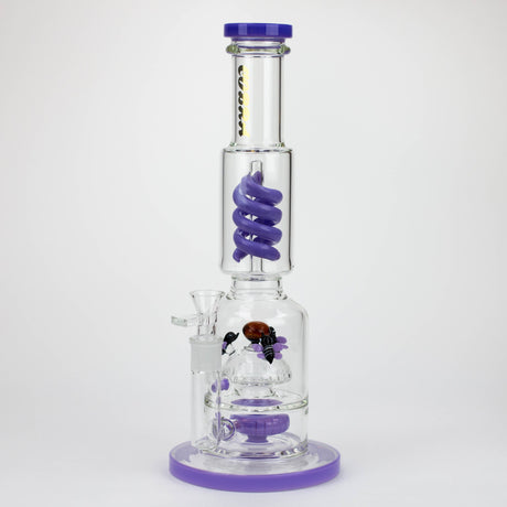 COBRA | 15" SNAKE BONG Glass Bong JJ Distribution PURPLE